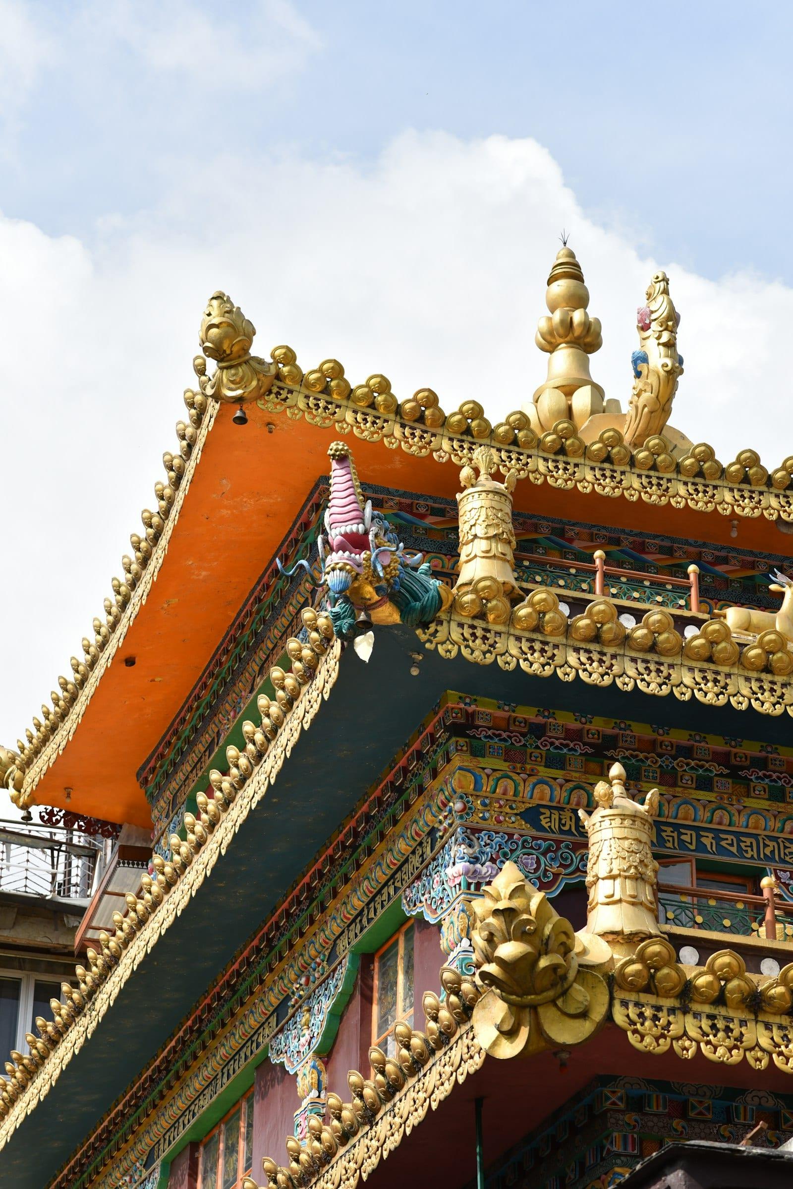 Buddhist monastery in McLeod Ganj, Dharamshala, the start of the Triund trek