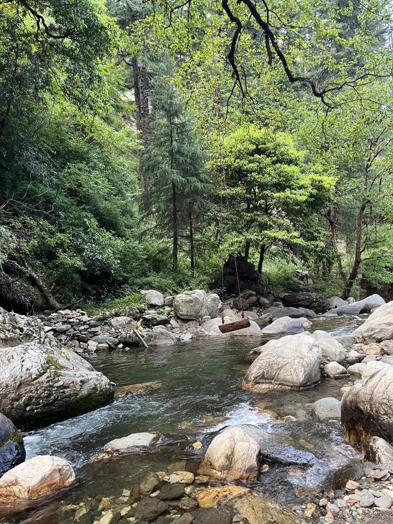 Jibhi River & Swing Travel Post by @Cookie