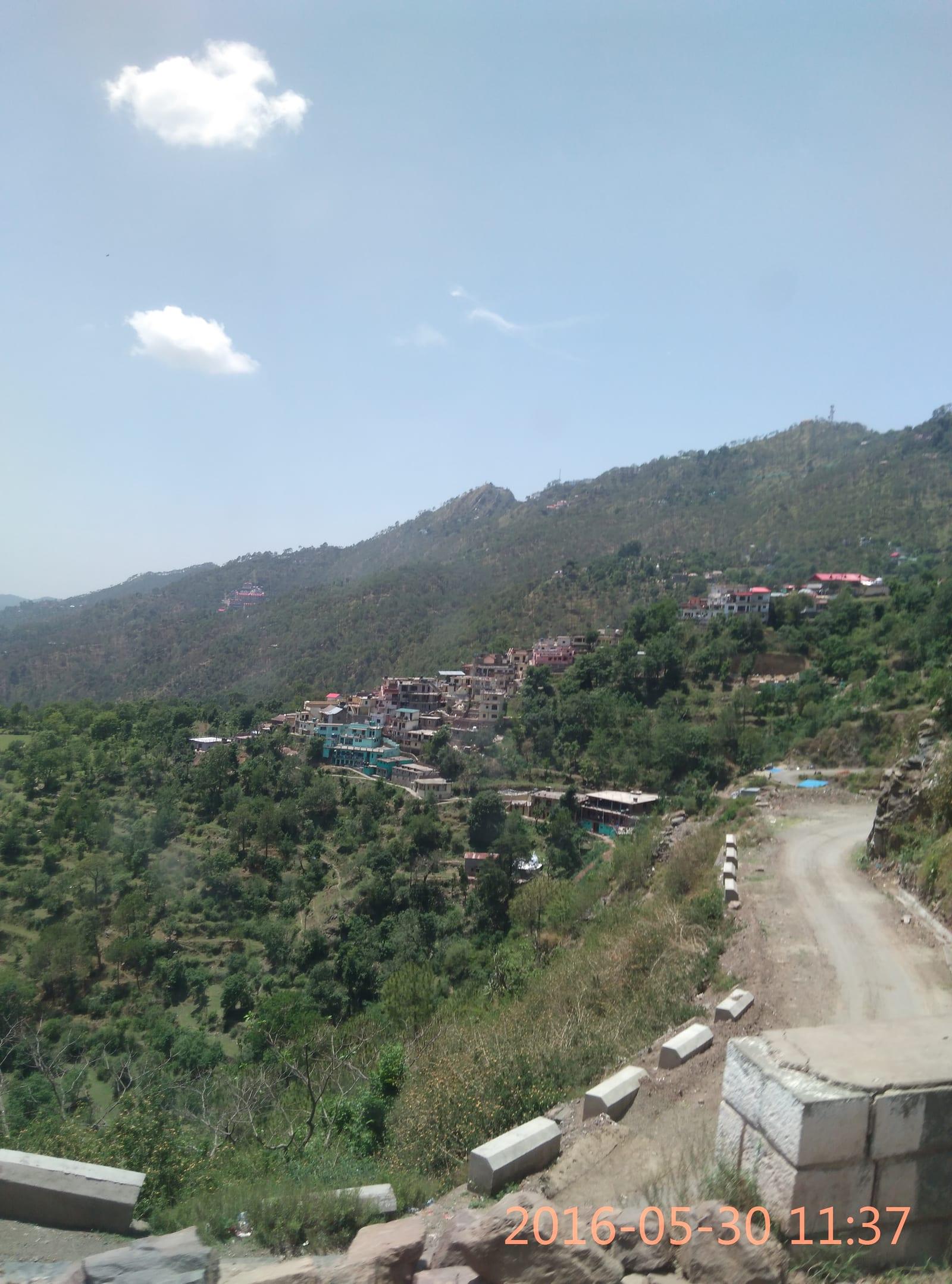 View across the pine-covered hills of Kasauli, Himachal Pradesh